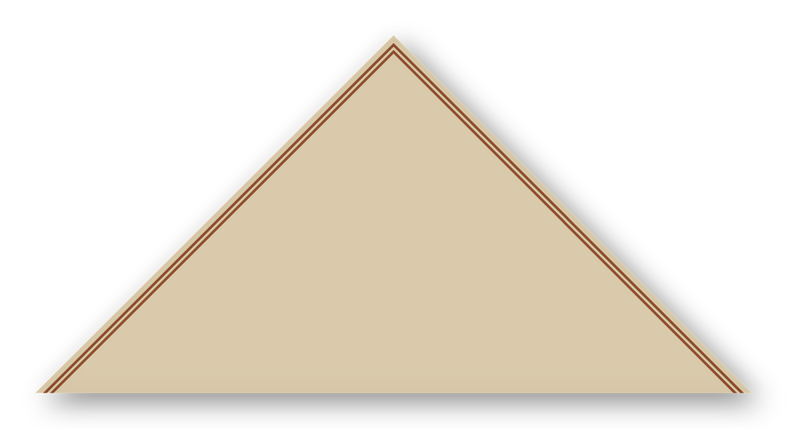 Foulard scout Beige CC37 Double soutache Cafe