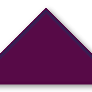 Foulard scout Aubergine Triple soutache Bleu Marine