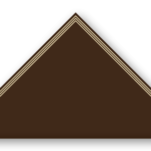 Foulard scout Choco CC34 Triple soutache Beige