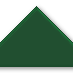 Foulard scout Sapin CC29 Triple soutache Vert Profond