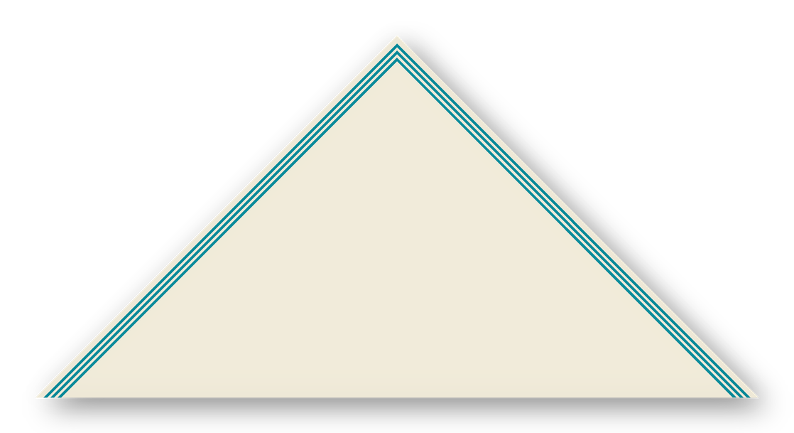Foulard scout Toile Decrue Triple soutache Lac Bleu